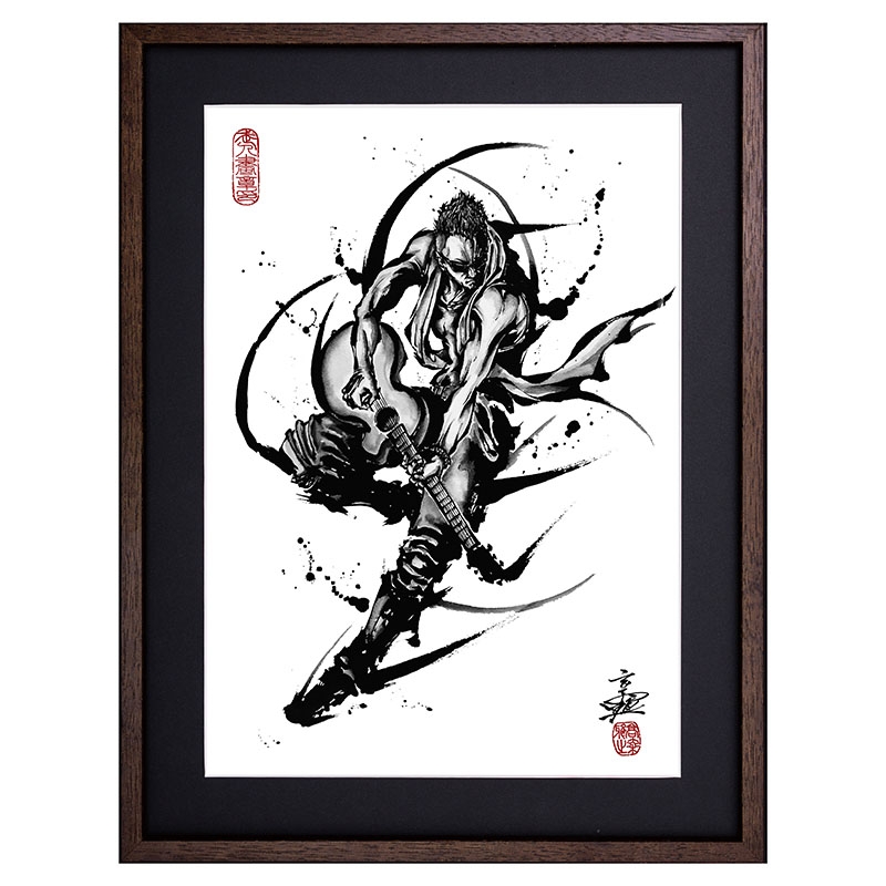 長渕剛 武人画 「疾風風神ノ図」 武人版画 : 長渕 剛 | HMV&BOOKS 