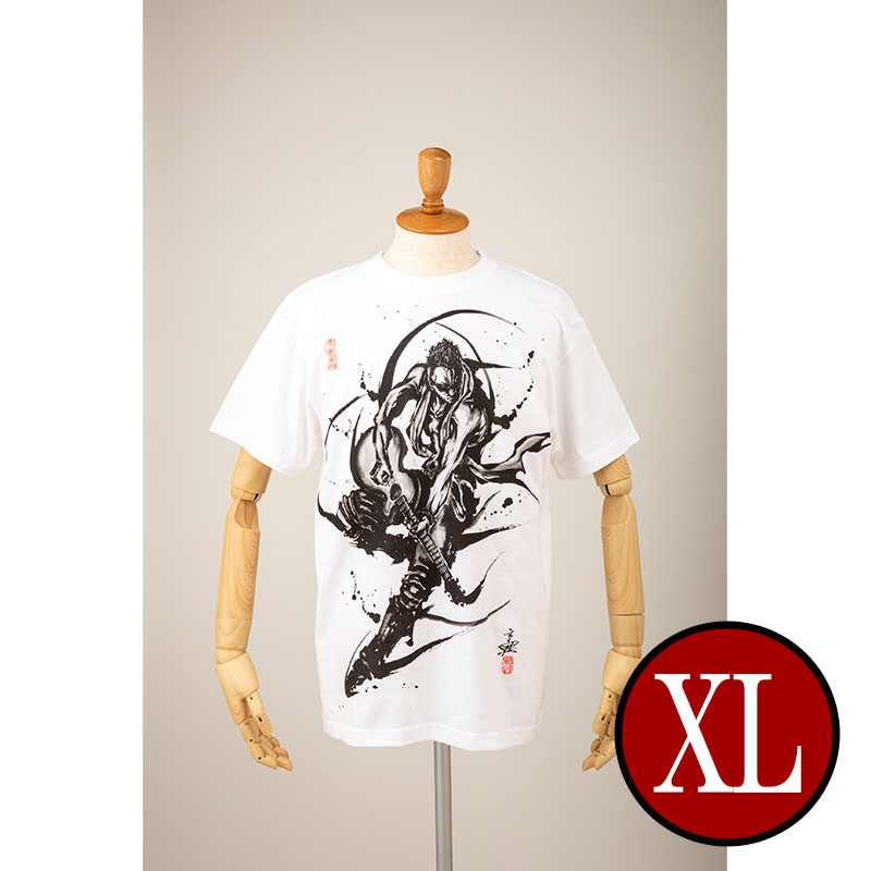 長渕剛 武人画Tシャツ 「疾風風神ノ図」（XL）[2回目] : 長渕 剛