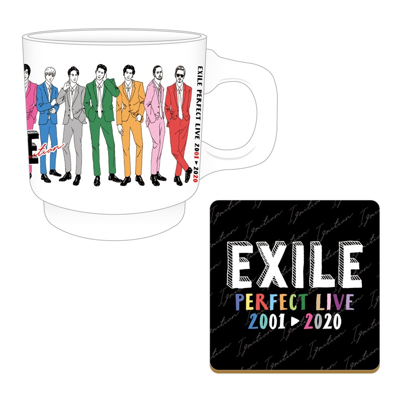 EXILE PERFECT LIVE マグカップ＆コースターセット : EXILE