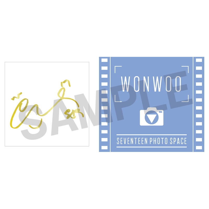 ステッカーセット Wonwoo Seventeen Photo Space 開催記念グッズ Seventeen Hmv Books Online Svtm061