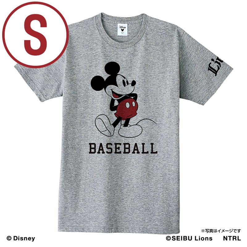 埼玉西武ライオンズ Tシャツ 杢グレー Sサイズ ミッキーマウス Baseball 埼玉西武ライオンズ Hmv Books Online Mmbaseball135