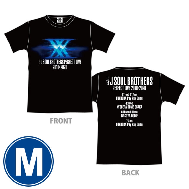 三代目 J SOUL BROTHERS PERFECT LIVE ツアーTシャツ(BLACK/M ...