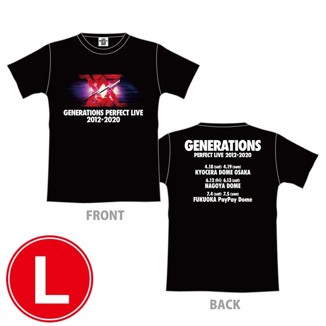 Generations Perfect Live ツアーtシャツ Black L Imagination