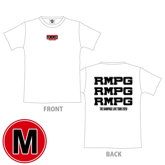 RMPG ロゴTシャツ(WHITE/M) : THE RAMPAGE from EXILE TRIBE