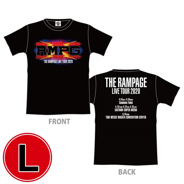 RMPG ツアーTシャツ(BLACK/S)/ IMAGINATION : THE RAMPAGE from EXILE