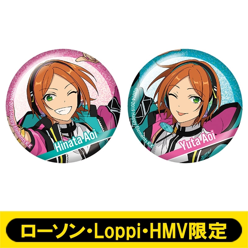 ホログラム缶バッジ2個セット(2wink)【ローソン・Loppi・HMV限定