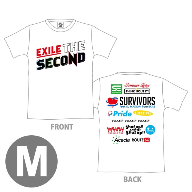 Exile The Second Perfect Live ロゴtシャツ White M Exile The Second Hmv Books Online