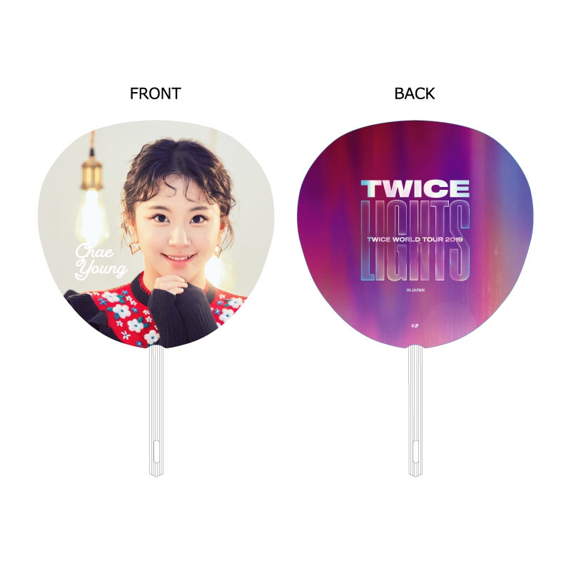 うちわ Lights Chaeyoung Twice World Tour 19 Twicelights In Japan Twice Hmv Books Online