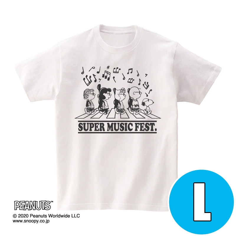 Supersonic Snoopy コラボtシャツ ホワイト サイズl Supersonic スーパーソニック Hmv Books Online Ssac87