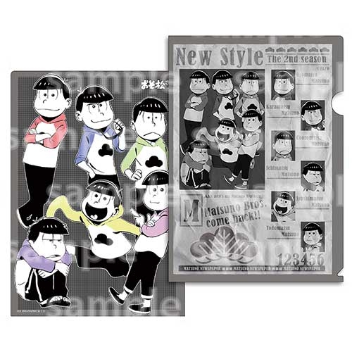 おそ松さん クリアファイル ラグランvol.1 : おそ松さん