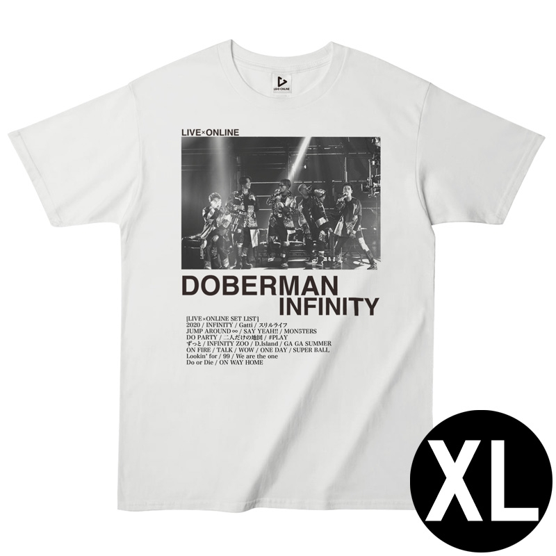 LIVE×ONLINE PHOTO-T / DOBERMAN INFINITY / XLサイズ : DOBERMAN