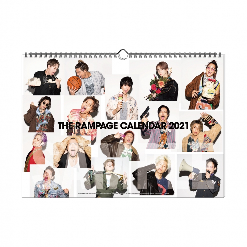 THE RAMPAGE 2021 カレンダー / 壁掛け : THE RAMPAGE from EXILE