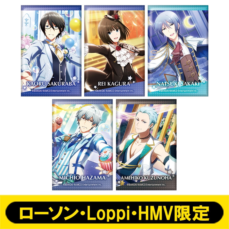 スクエアバッジ5個セット(アイドルマスター SideM)【ローソン・Loppi