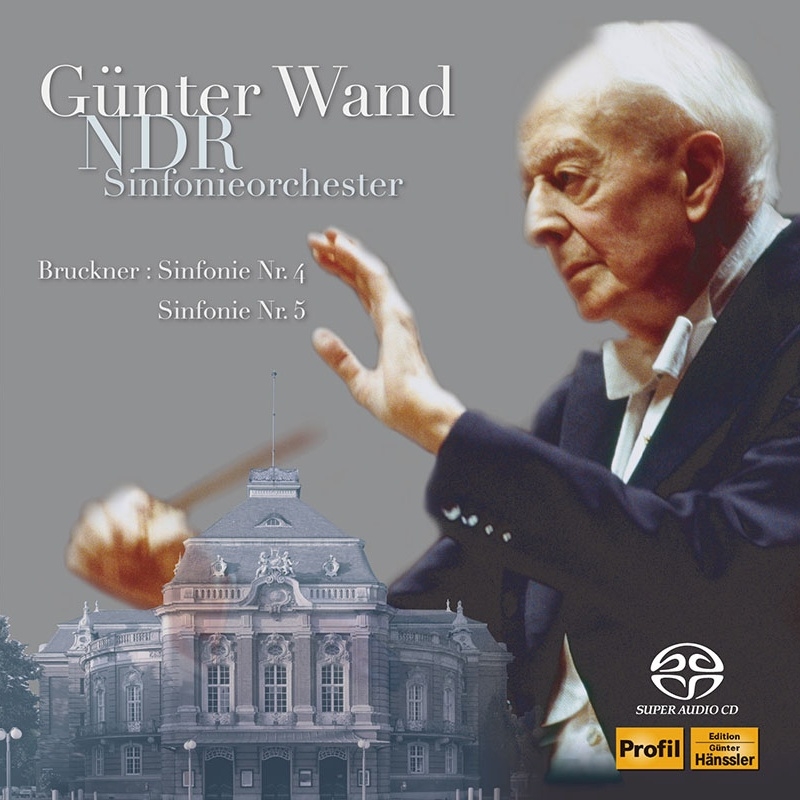 交響曲第4番『ロマンティック』、第5番 ギュンター・ヴァント＆北ドイツ放送交響楽団（1996、1995）（2SACD） : ブルックナー  (1824-1896) | HMVu0026BOOKS online - PALTSA025