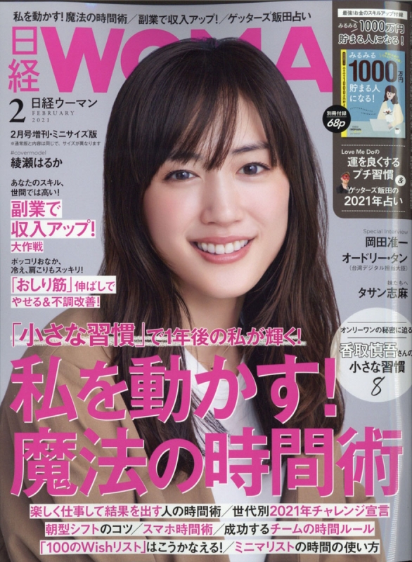 日経WOMAN 2024年2月号 ミニサイズ版 増刊 - 週刊誌