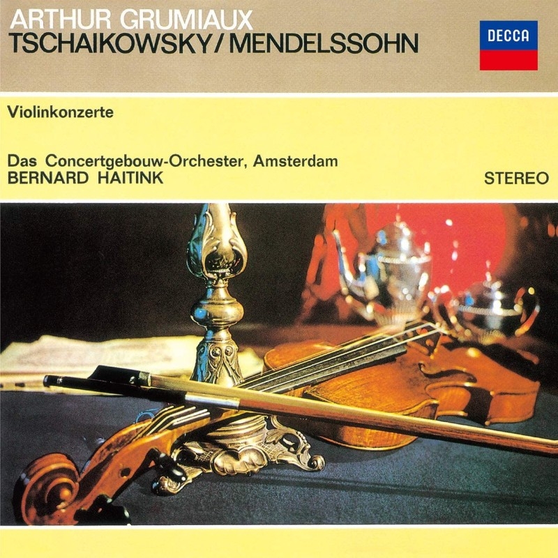 チャイコフスキー：ヴァイオリン協奏曲、メンデルスゾーン：ヴァイオリン協奏曲　アルテュール・グリュミオー、ハイティンク＆コンセルトヘボウ（シングルレイヤー）