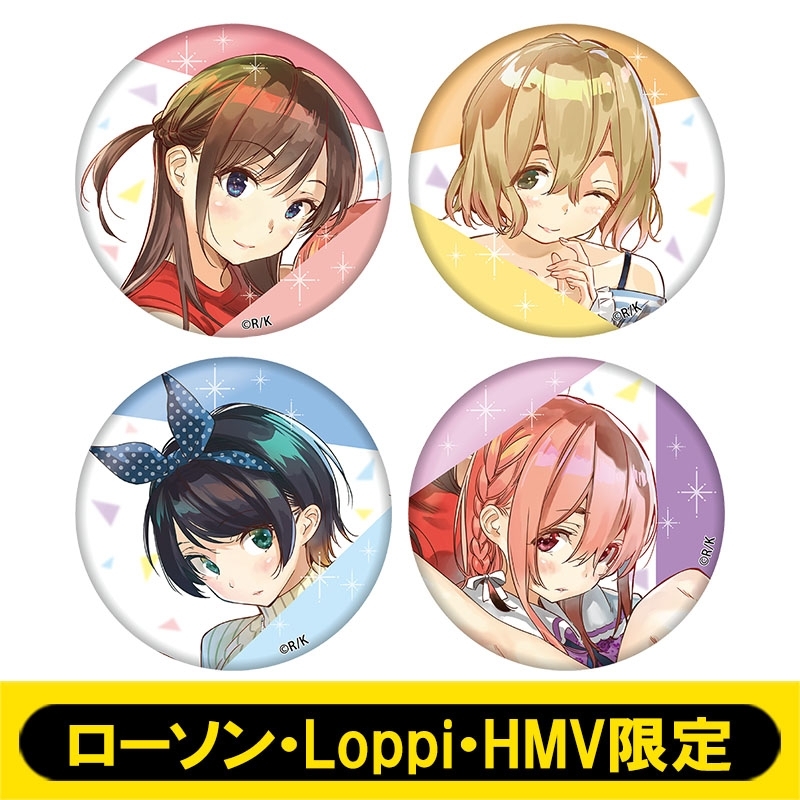 彼女、お借りします どこプラ 桜沢墨 缶バッジ 28個セット おまけ有り