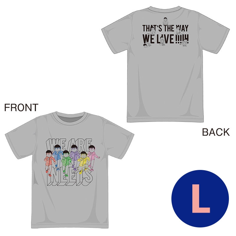 Tシャツ シャツ松ver L おそ松さん ニートの生きざま展 おそ松さん Hmv Books Online Apma1174