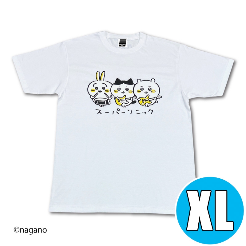 SUPERSONIC×ちいかわ コラボTシャツ ホワイト サイズXL : SUPERSONIC