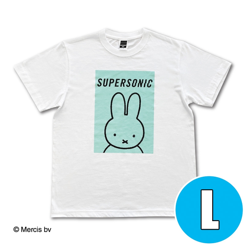 SUPERSONIC×miffy コラボTシャツ ホワイト サイズL : SUPERSONIC（スーパーソニック） | HMV&BOOKS  online - SS21AC36