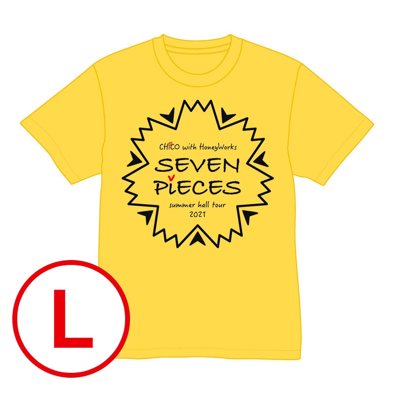 SEVEN PiECES」Tシャツ（L）/ SEVEN PiECES : CHiCO with HoneyWorks 