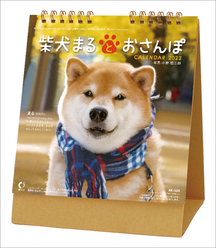 卓上 柴犬まるとおさんぽ 22年卓上カレンダー 22年カレンダー Hmv Books Online 22cl393