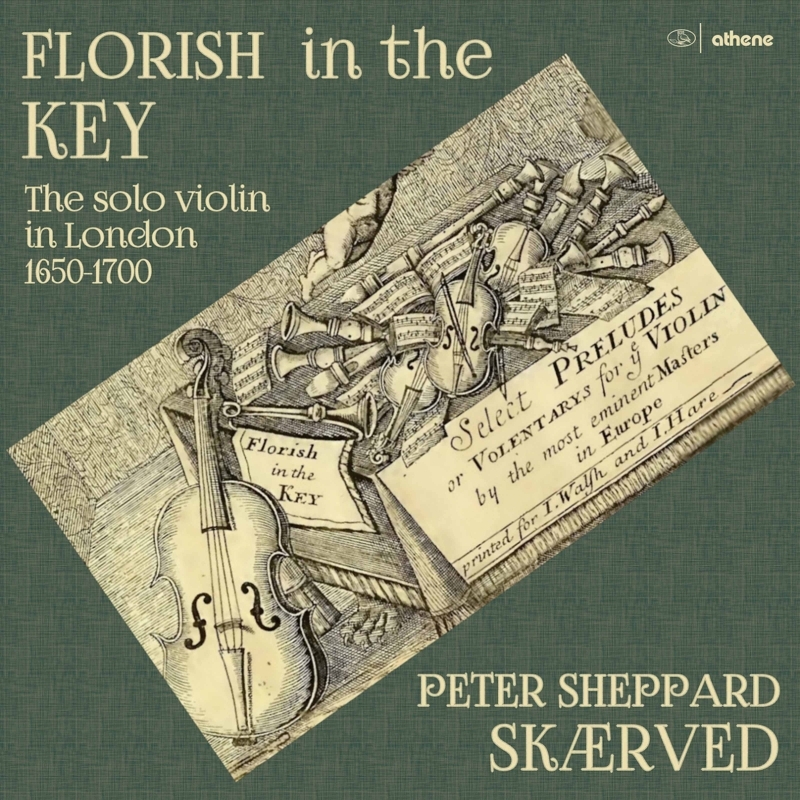ウィリアム ヘンリー ハント　銅版画『オリアナのバラード(テニスン詩集)』 Florish in the Key／1650～1700年、ロンドンの無伴奏