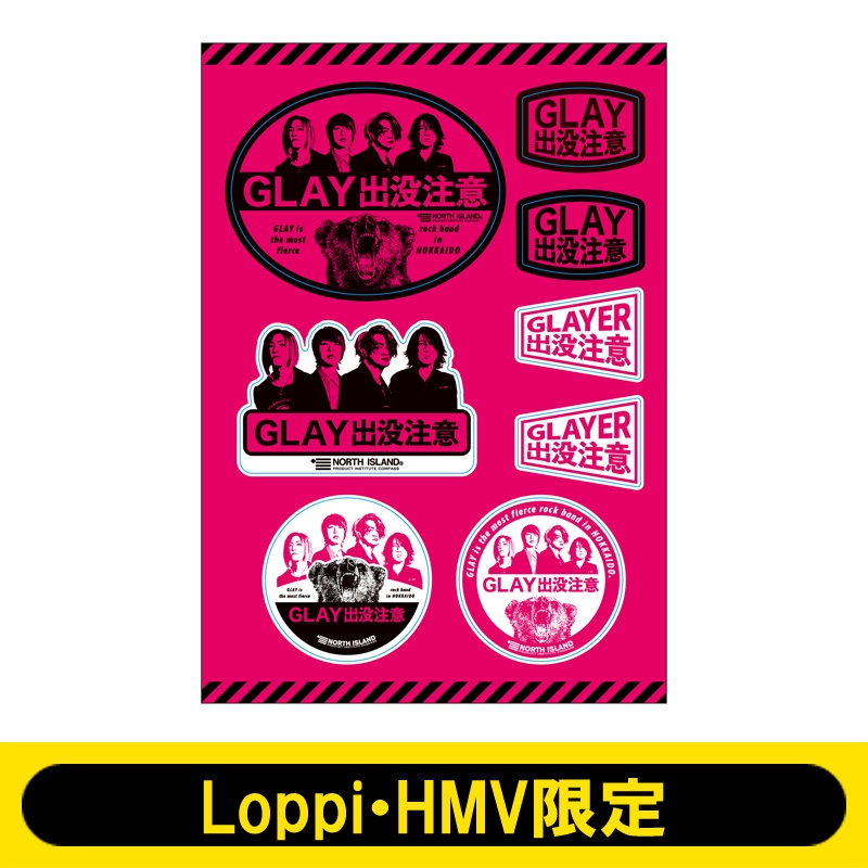 ステッカーシート Glay出没注意グッズ Loppi Hmv限定 Glay Hmv Books Online Glay21l11