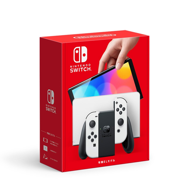 テレビゲーム 家庭用ゲーム本体 Nintendo Switch（有機ELモデル） Joy-Con(L)/(R)ホワイト : Game Hard 
