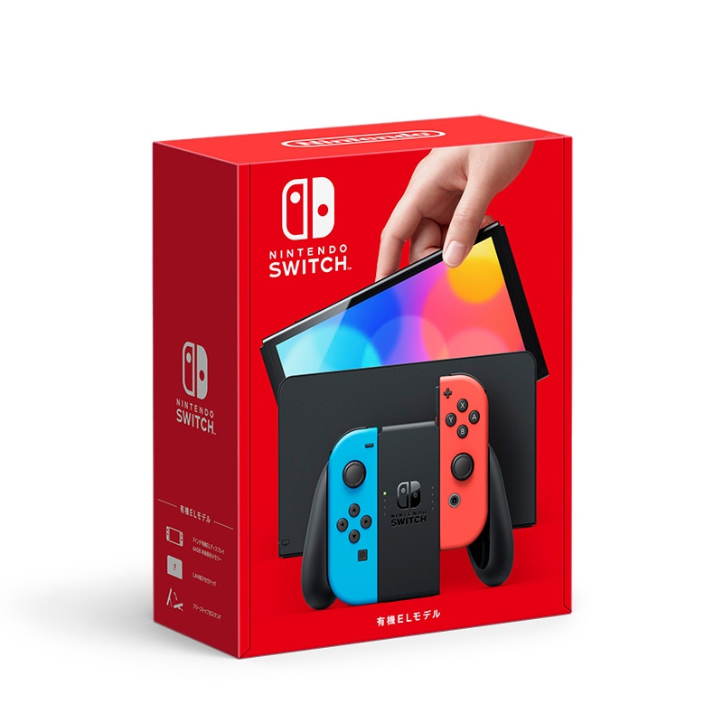 Nintendo Switch  有機EL ネオンブルー・ネオンレッド家庭用ゲーム機本体