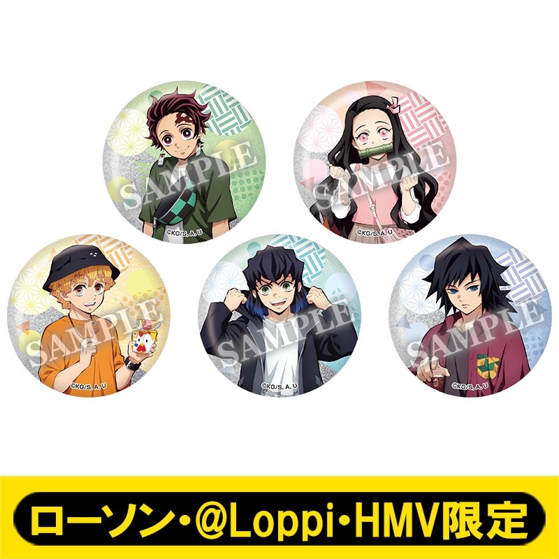 ホログラム缶バッジ5個セット ローソン Loppi Hmv限定 鬼滅の刃 Hmv Books Online Aw