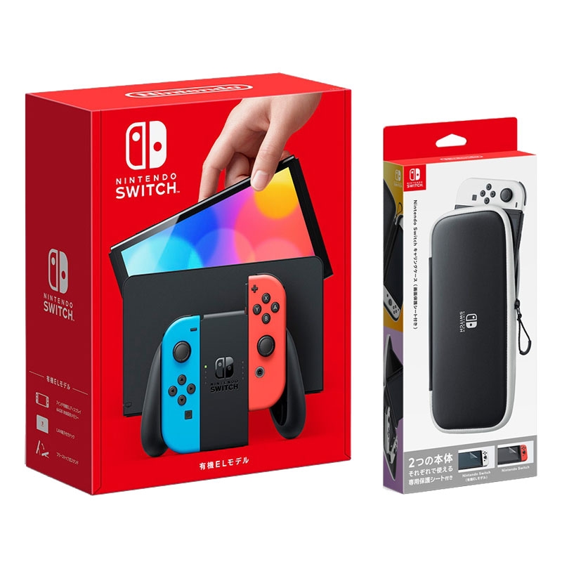 Nintendo Switch（有機ELモデル） Joy-Con（L）ネオンブルー/（R