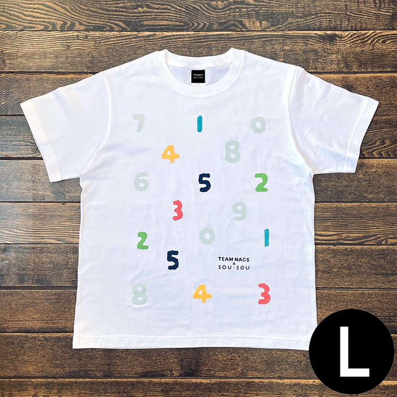 TEAM NACS×SOU・SOU Tシャツ ホワイト（サイズL） : TEAM NACS