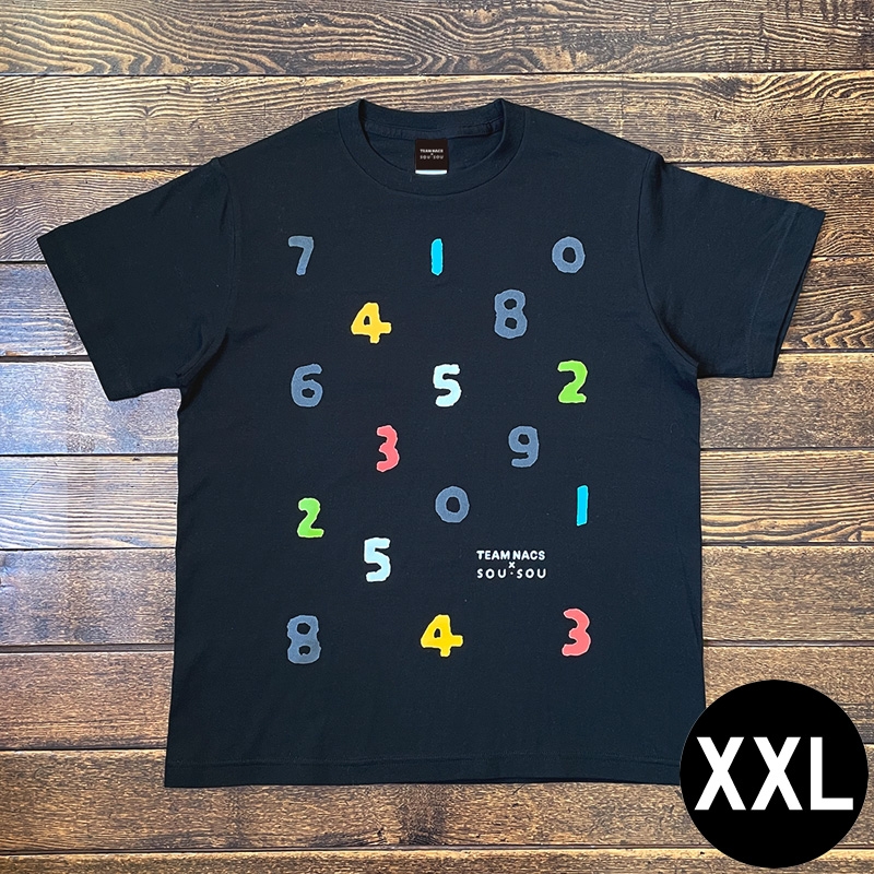 最高級 NACS×SOU・SOU TEAM Tシャツ NACS TEAM : ブラック（サイズXXL） トップス