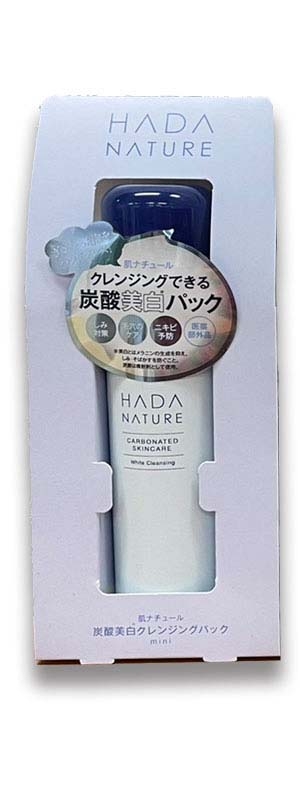 炭酸ホワイトクレンジング ミニ HADA NATURE（肌ナチュール） morecos+ モアコス 4562285020990