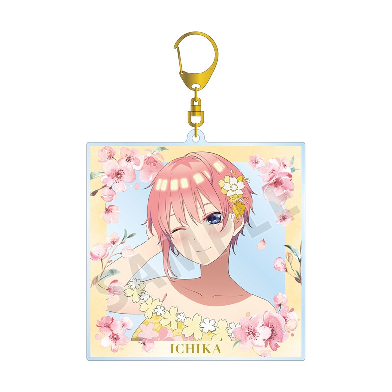 Bigアクリルキーホルダー 描き下ろしイラスト 一花 桜ドレスver 映画 五等分の花嫁 五等分の花嫁 アニメ Hmv Books Online Arma