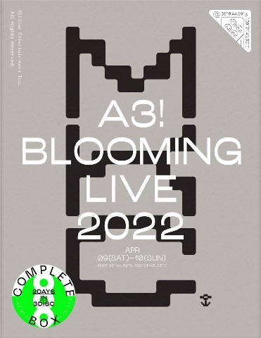 A3! BLOOMING LIVE 2022 BD BOX 【初回生産限定版】 : A3! (エースリー