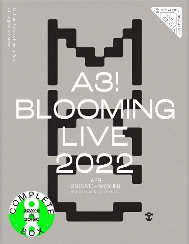 7,360円A3! BLOOMING LIVE 2022 BD BOX初回生産限定版3枚組