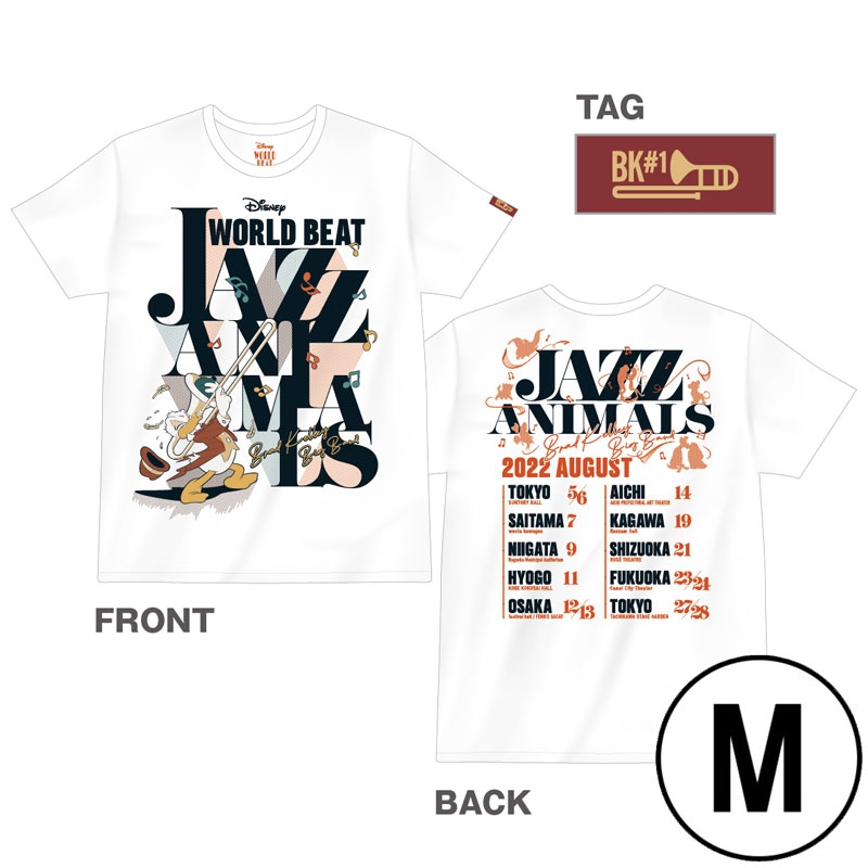 Tシャツ M / ディズニー・ワールド・ビート 2022 : JAZZ ANIMALS ～夢