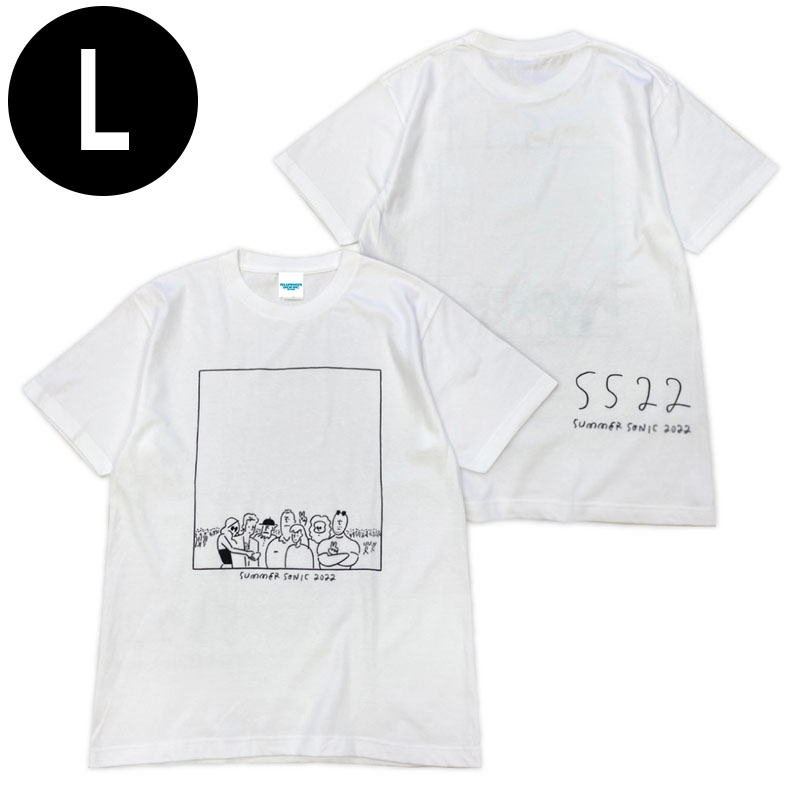 サマソニ × Yu Nagaba Tシャツ L ホワイト : SUMMER SONIC | HMV&BOOKS