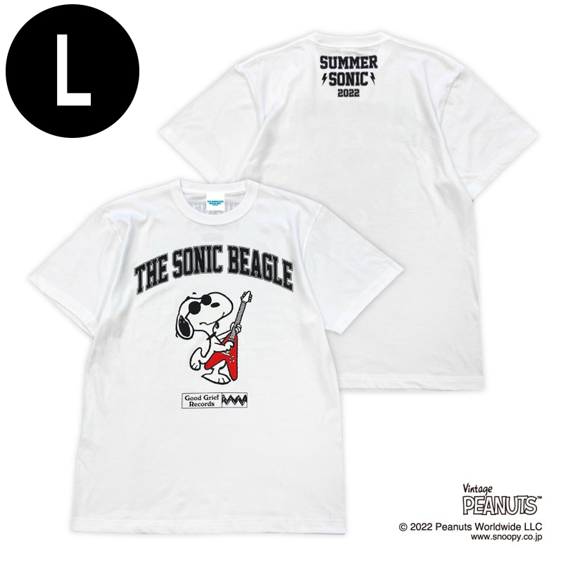 サマソニ × PEANUTS Tシャツ L ホワイト : SUMMER SONIC | HMV&BOOKS