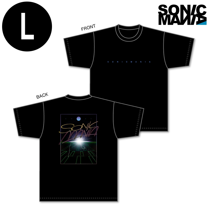 SONICMANIA×YOSHIROTTEN コラボTシャツ L ブラック : SUMMER SONIC