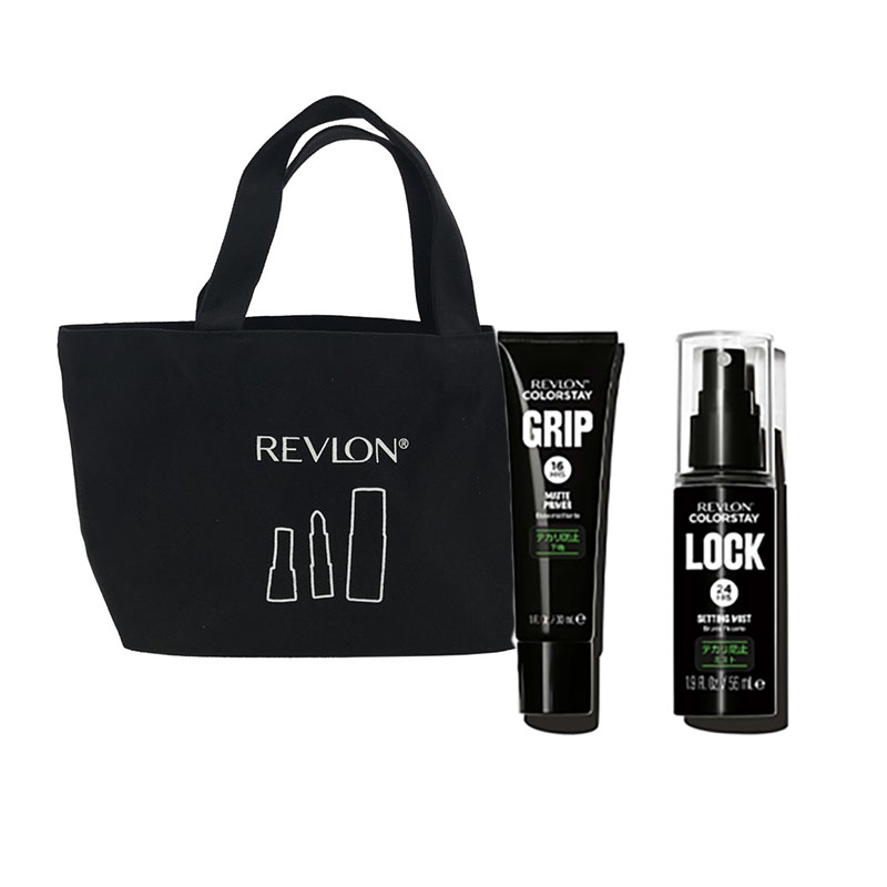 カラーステイ グリップマットプライマー ／ ロックセッティングミスト（トートバッグ付き） REVLON（レブロン） morecos+