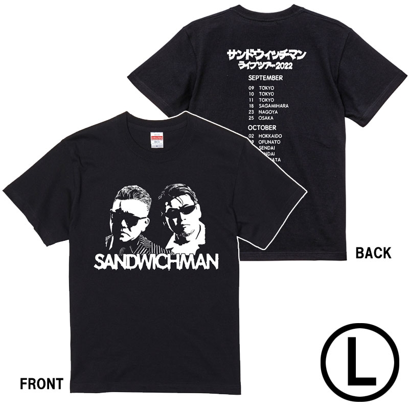 2022ツアー Tシャツ（黒）L / サンドウィッチマンライブツアー2022 : サンドウィッチマン | HMV&BOOKS online -  SND22002