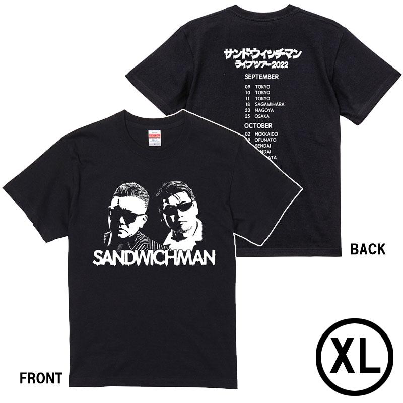 2022ツアー Tシャツ（黒）XL / サンドウィッチマンライブツアー2022 : サンドウィッチマン | HMV&BOOKS online -  SND22003