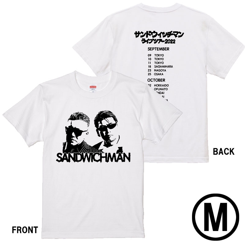 2022ツアー Tシャツ（白）Ｍ / サンドウィッチマンライブツアー2022 : サンドウィッチマン | HMV&BOOKS online -  SND22004