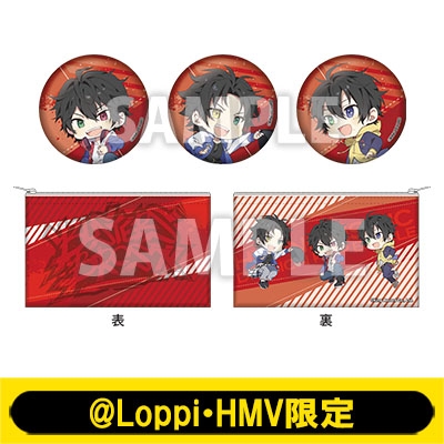 缶バッジ3個セット＋ポーチ（Buster Bros!!!）【@Loppi・HMV限定