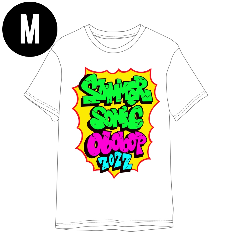 サマソニ × ROCK ROCK × obobop Tシャツ M ホワイト : SUMMER SONIC