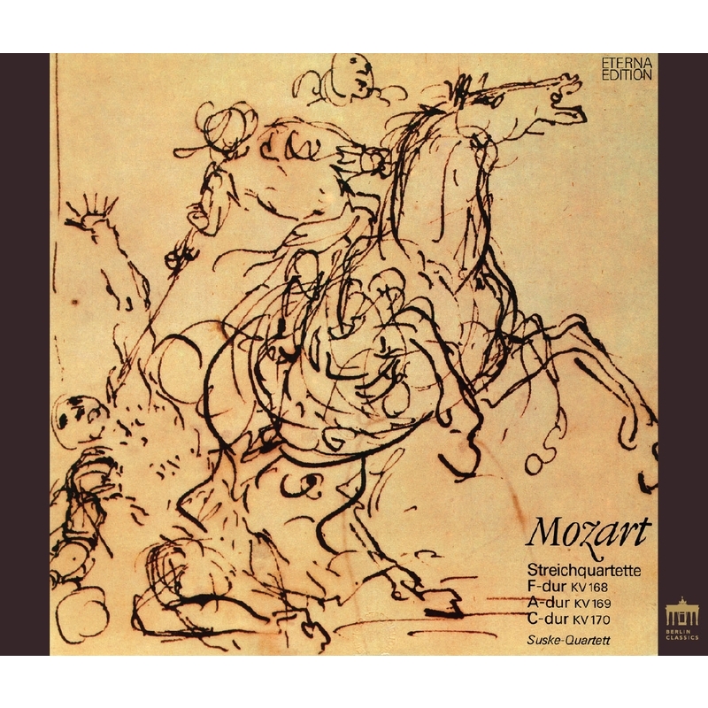 弦楽四重奏曲第8番～第23番 ズスケ四重奏団（5CD） : モーツァルト