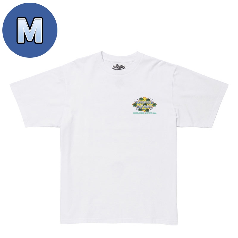 WONDER SQUARE ツアーTシャツ/WHITE/M : GENERATIONS from EXILE TRIBE